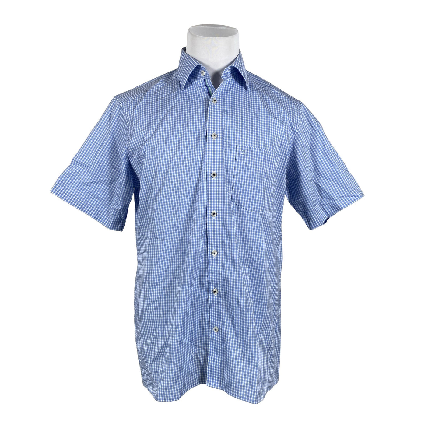 Unisex Olymp - Collared shirt, size L - Light blue (1)