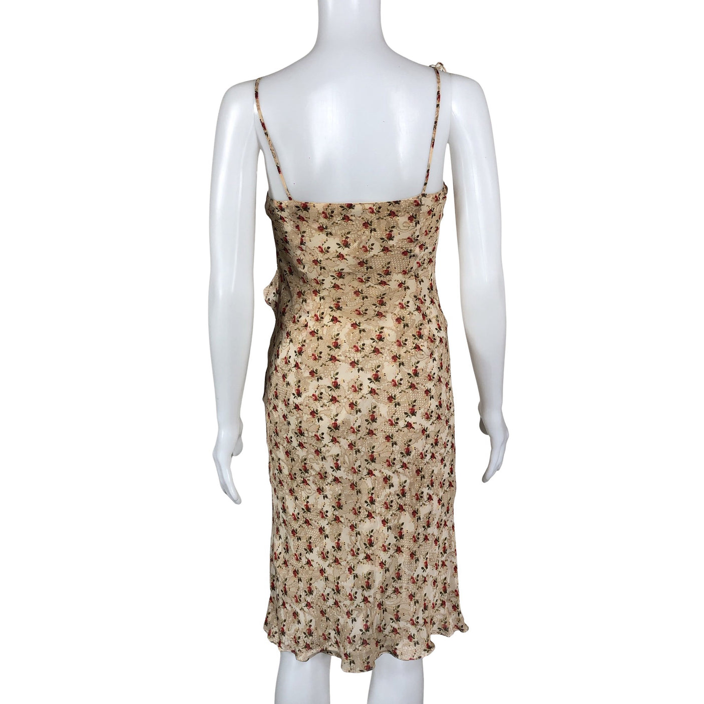 Unisex CHR - Schiffon dress, size 32 - Beige (2)