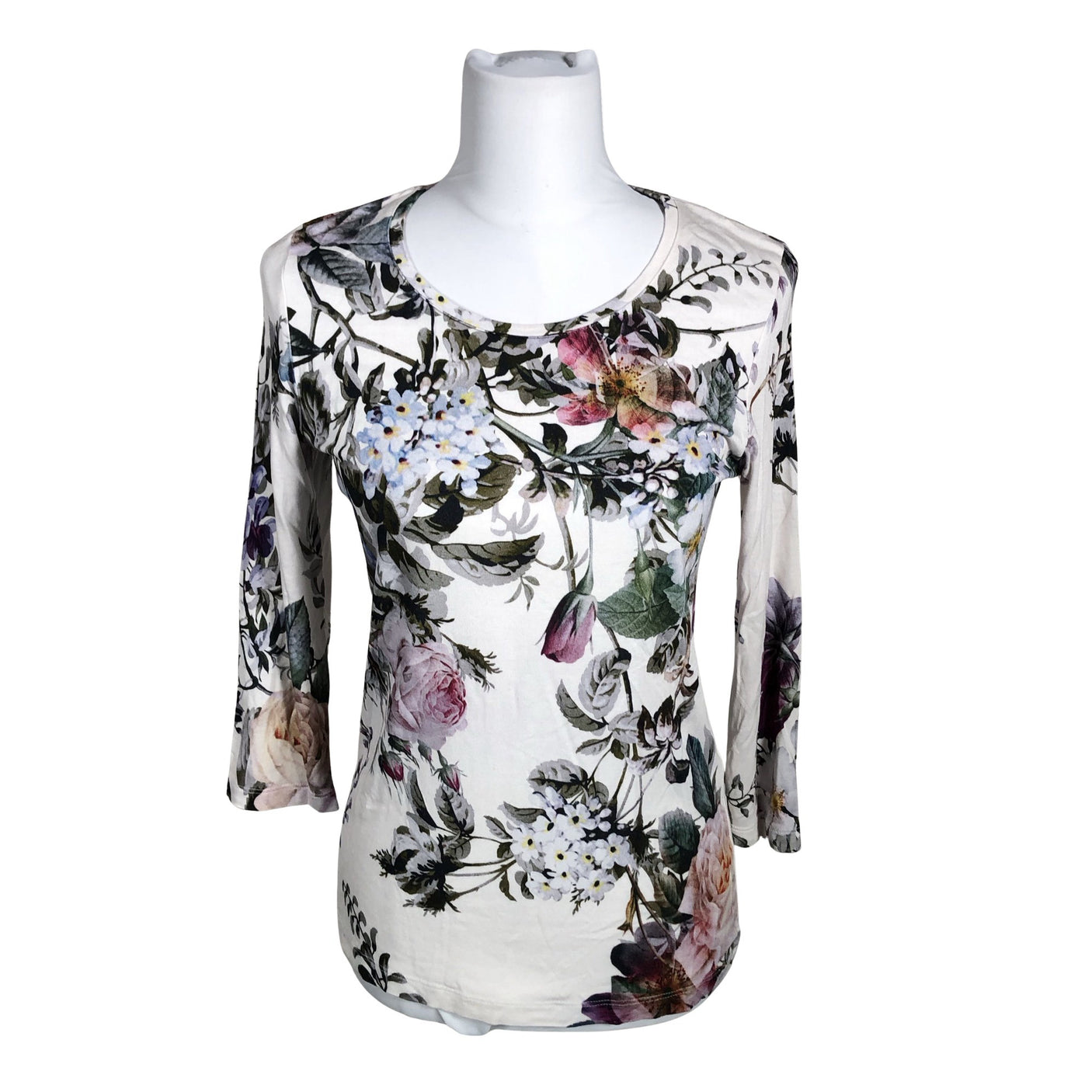 Unisex Peter Hahn - Tricot shirt, size 36 - White (1)