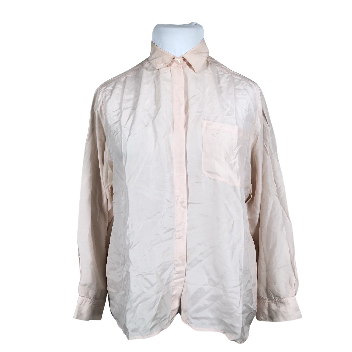 Unisex Stockmann Silk - Blouse, size 44 - Light pink (1)