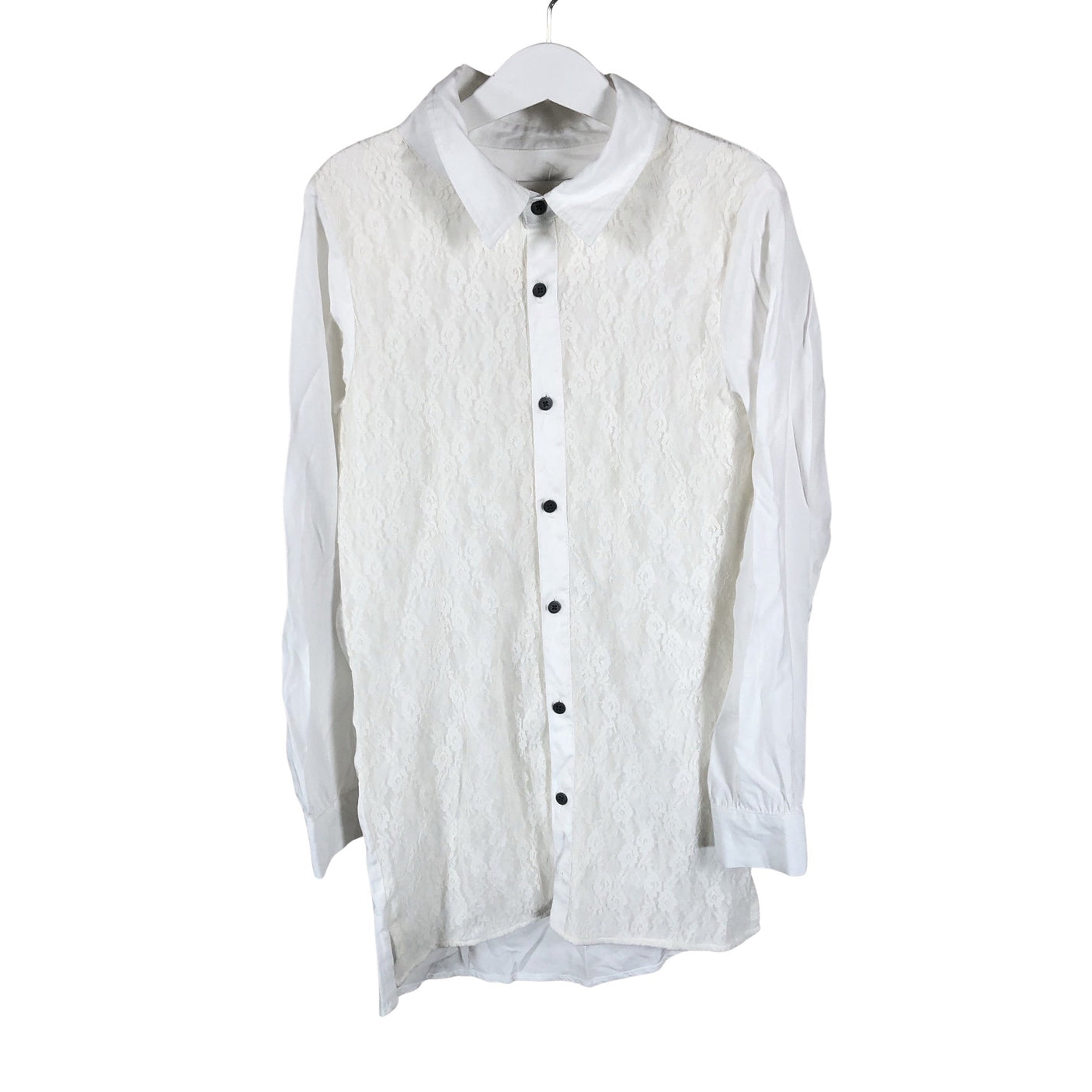 Unisex LMTD - Schiffon tunic, size 134 - 140 - White (1)
