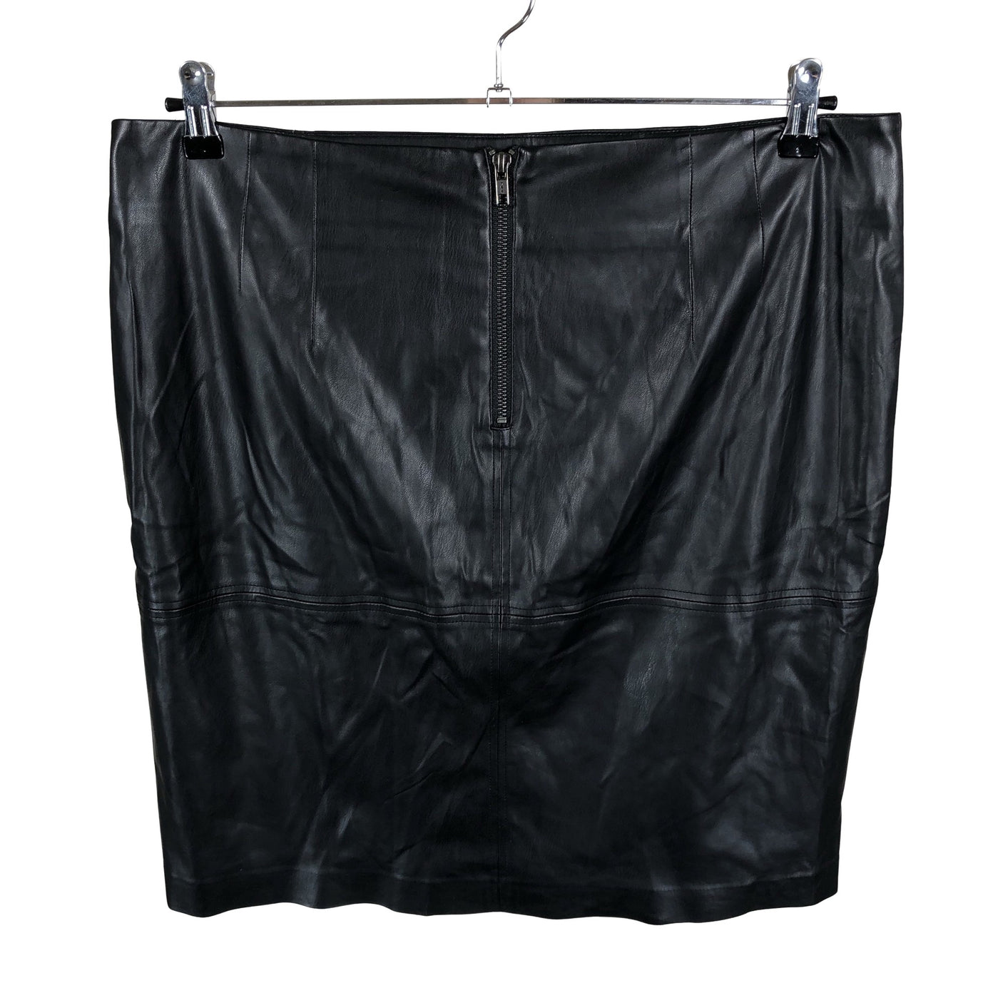 Unisex Comma - Leather skirt, size 44 - Black (2)