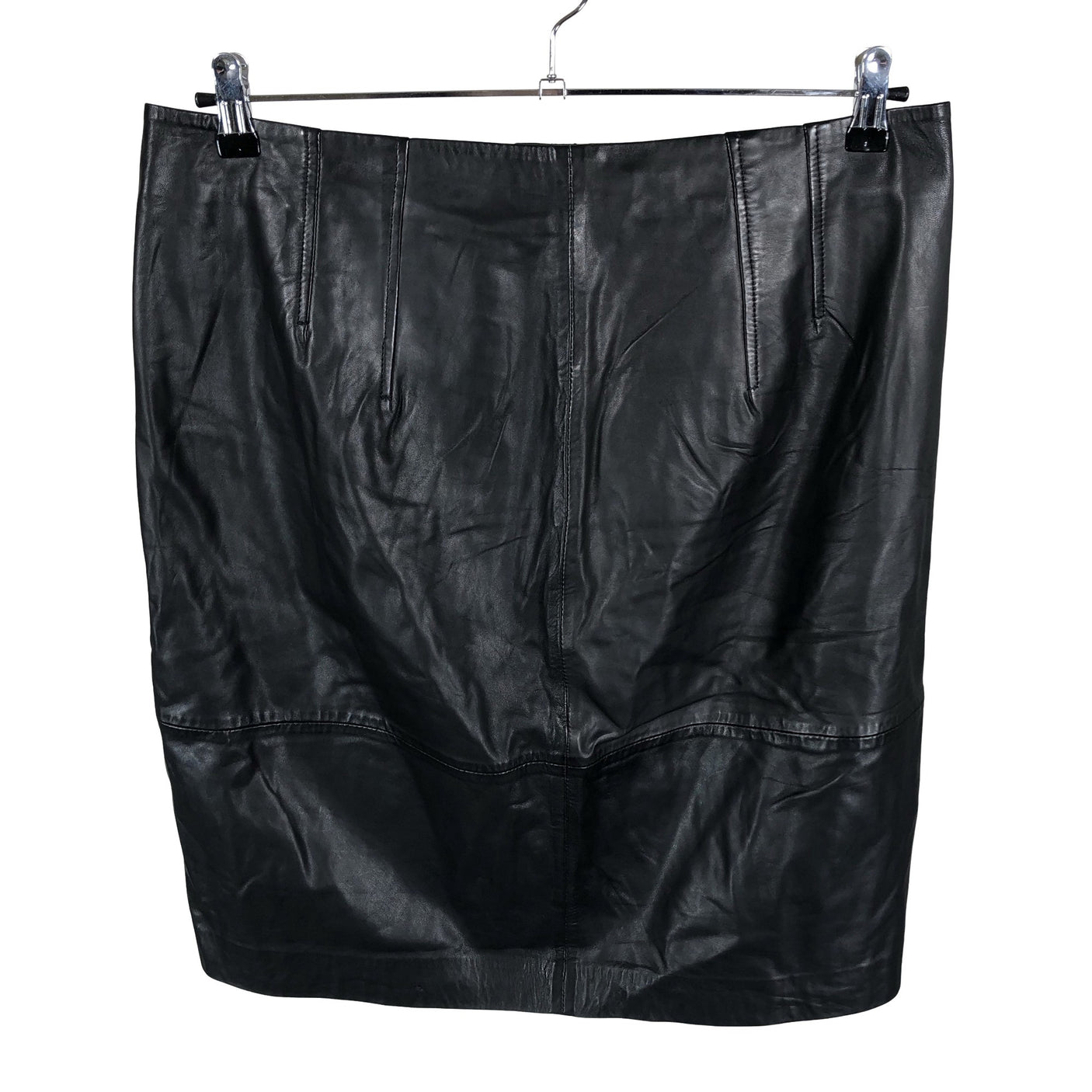 Unisex InWear - Leather skirt, size 44 - Black (2)