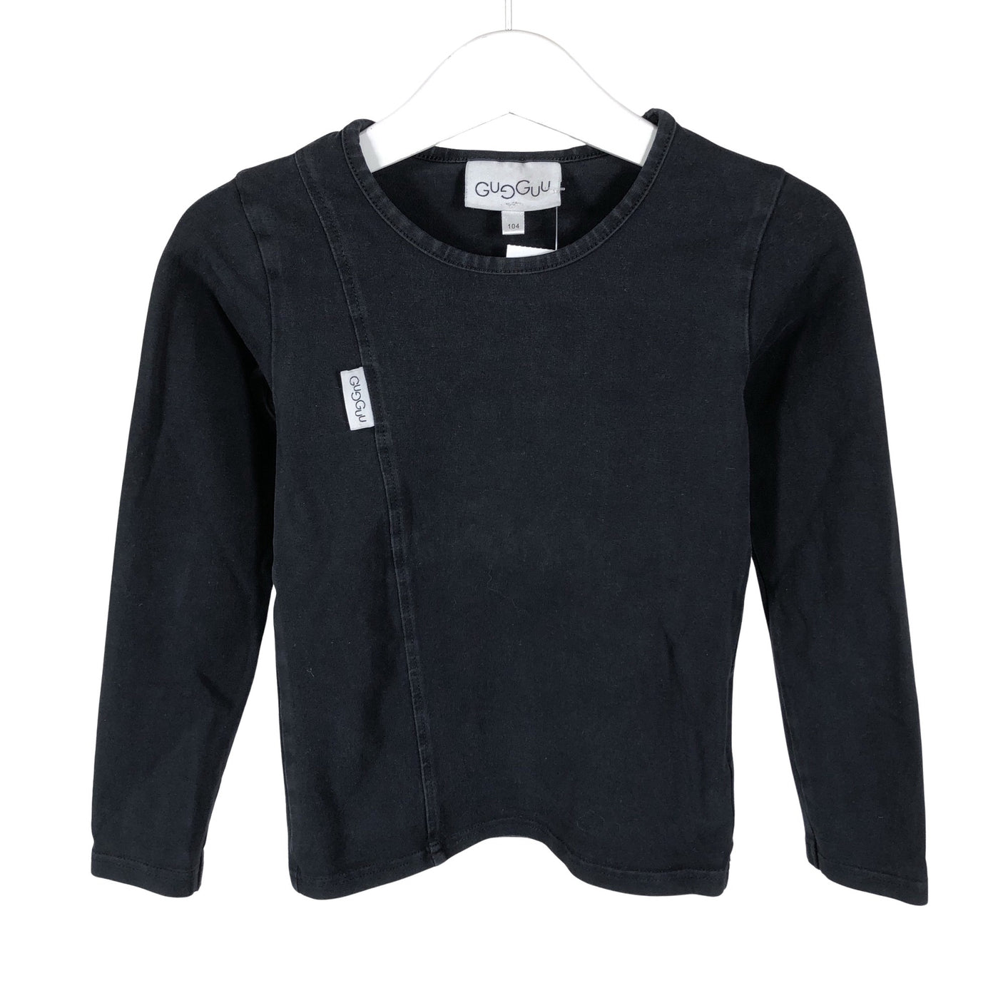 Unisex Gugguu - Tricot shirt, size 98 - 104 - Black (1)