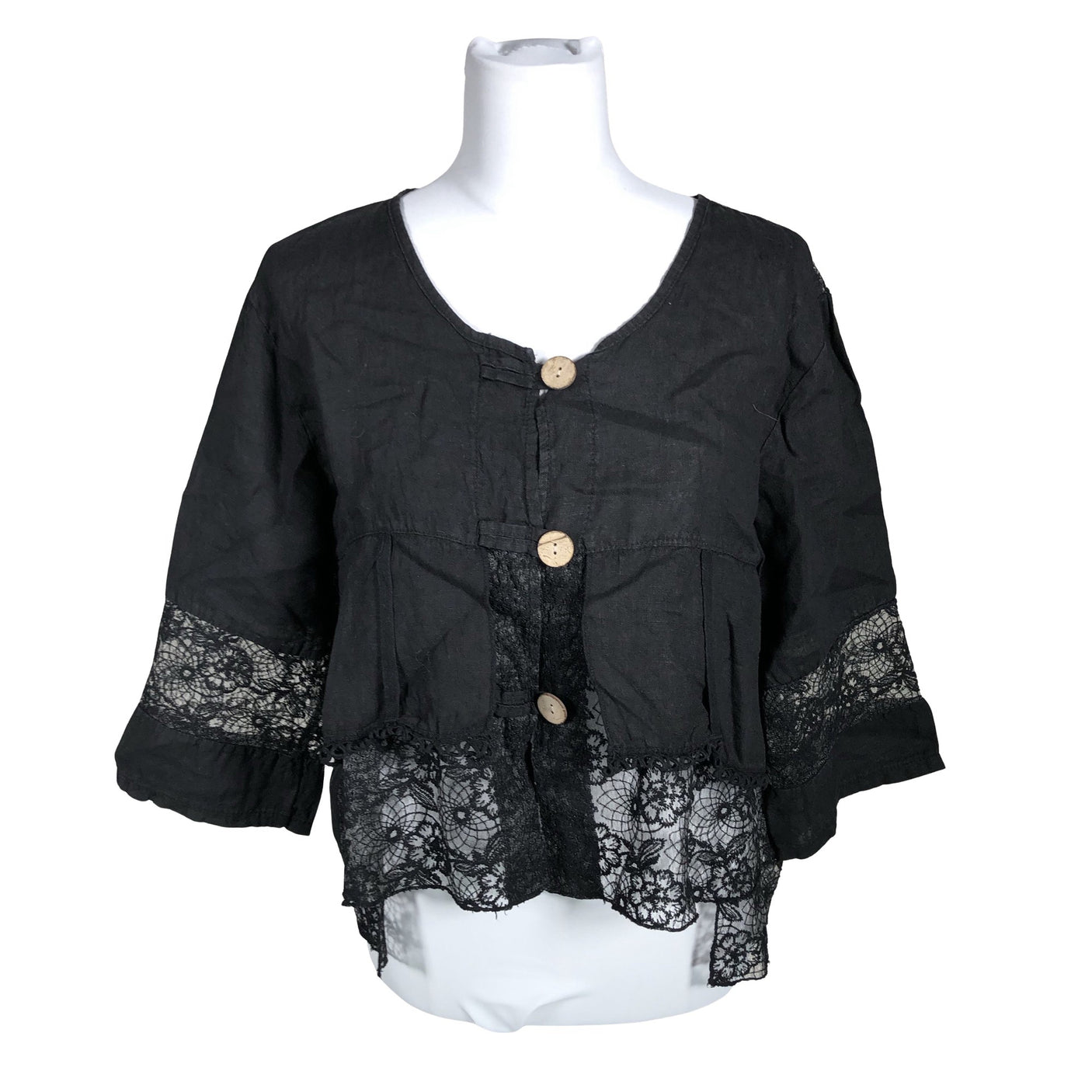 Unisex Bohemiana - Blouse, size 40 - Black (1)