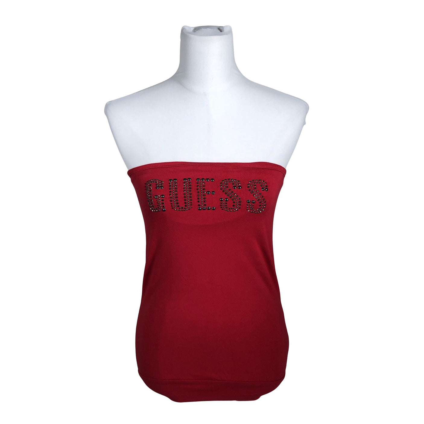 Unisex Guess - Tricot tank top, size 34 - Red (1)