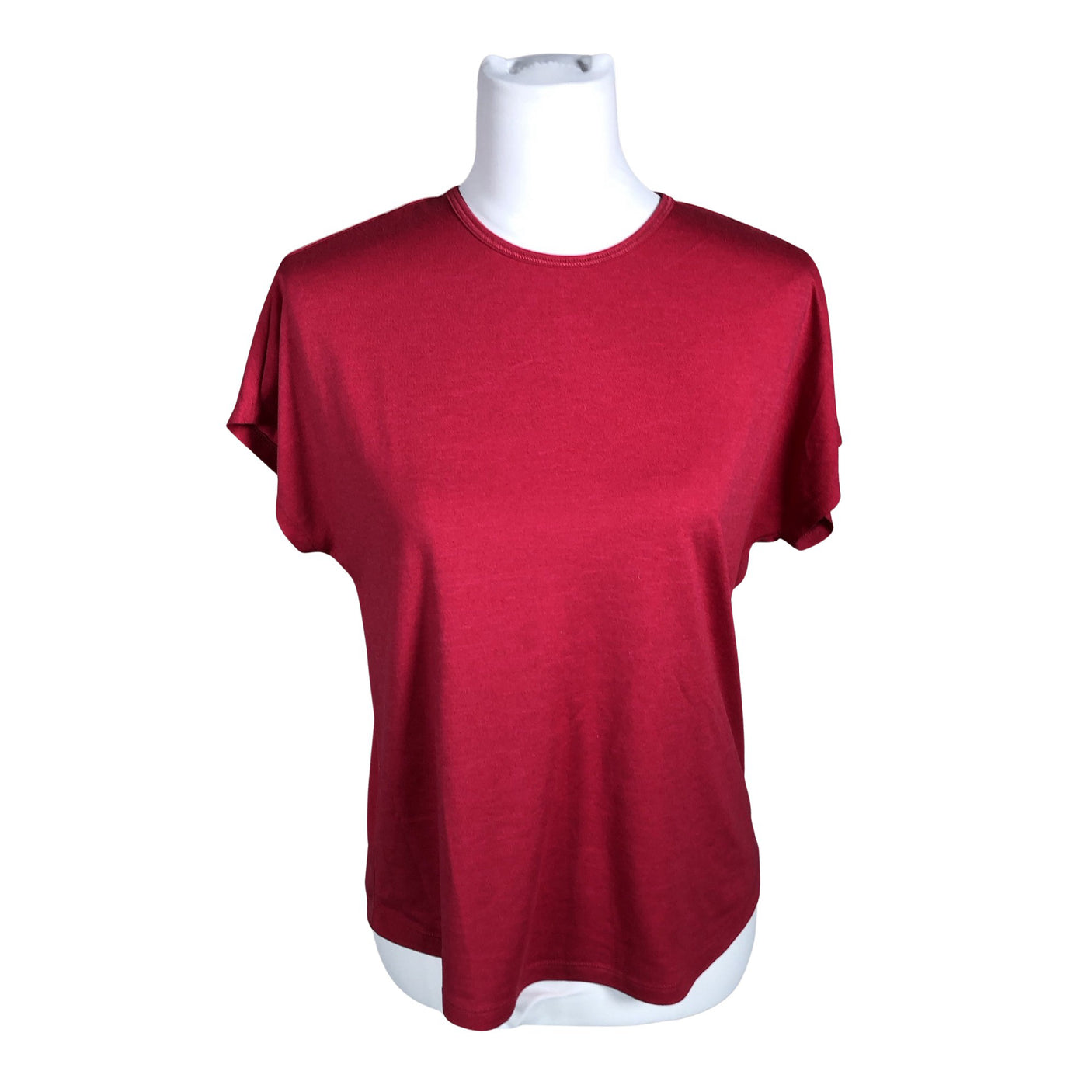 Unisex Soc - Sports shirt, short sleeve, size 36 - Red (1)
