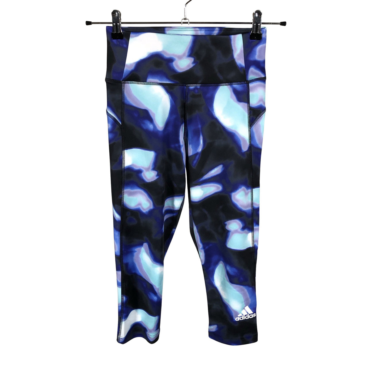 Unisex Adidas - Sports capri pants, size 36 - Blue (1)