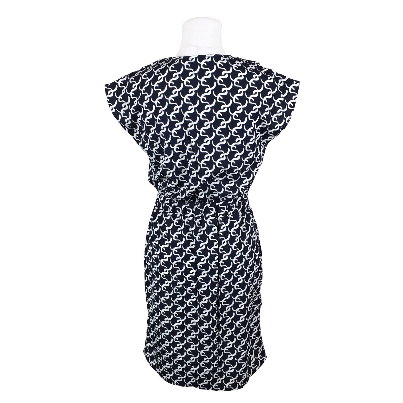 Unisex Ichi - Schiffon dress, size 36 - Blue (2)
