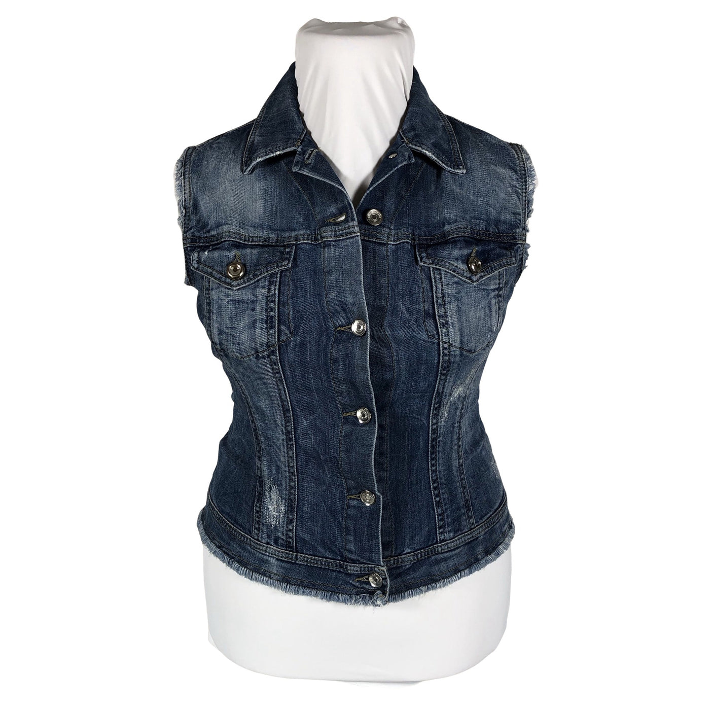 Unisex Liu Jo - Denim vest, size 44 - Blue (1)