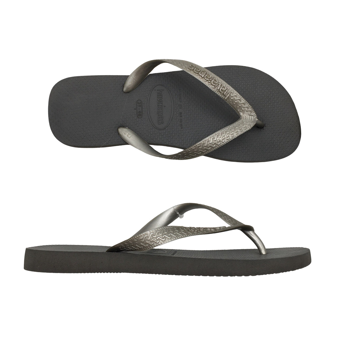 Unisex Havaianas - Beach sandals, size 39 - Gray (1)