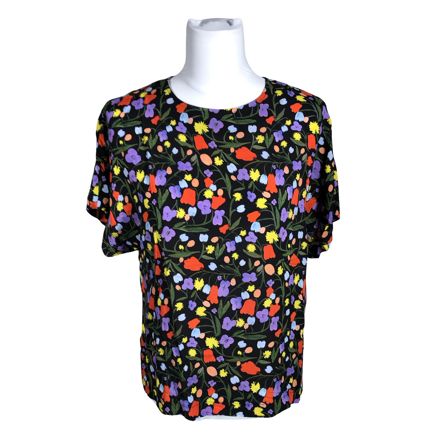 Unisex Papu - Short-sleeved blouse, size 34 - Black (1)