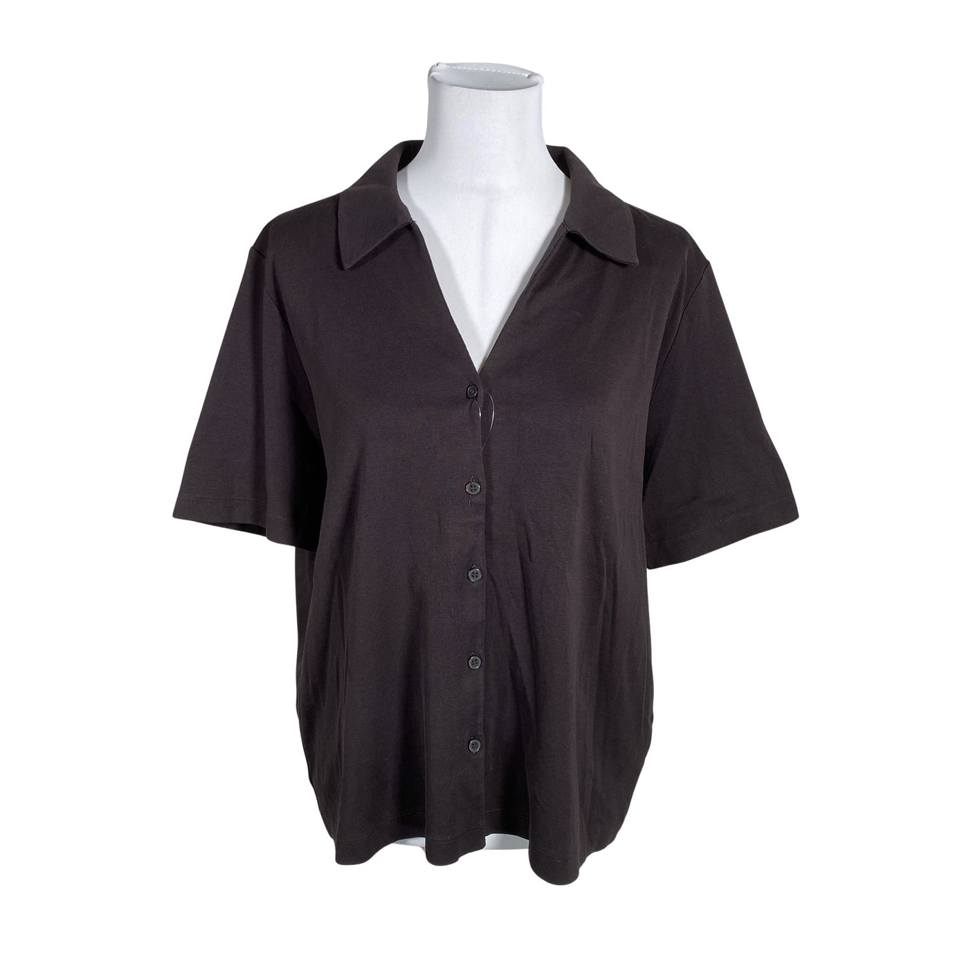 Unisex COS - Short-sleeved blouse, size 40 - Brown (1)