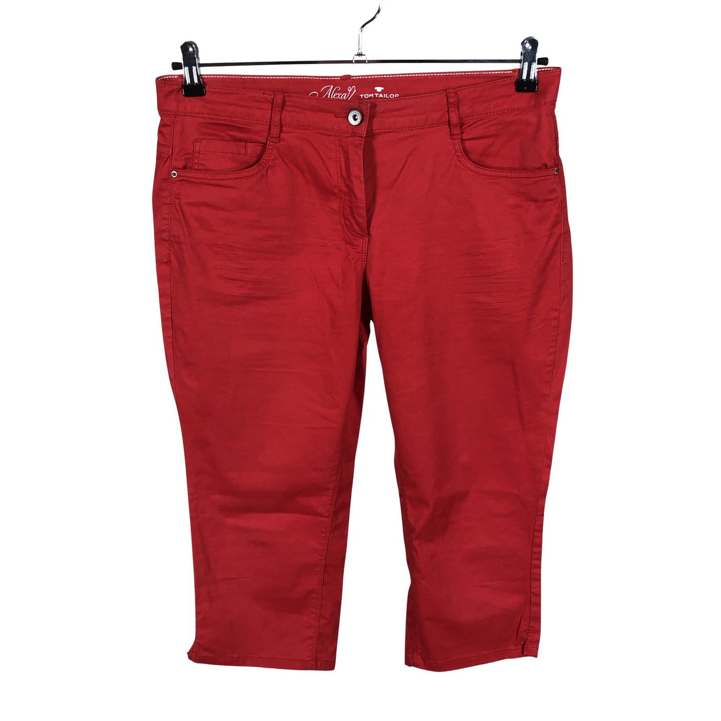 Unisex Tom Tailor - Capri jeans, size 40 - Red (1)