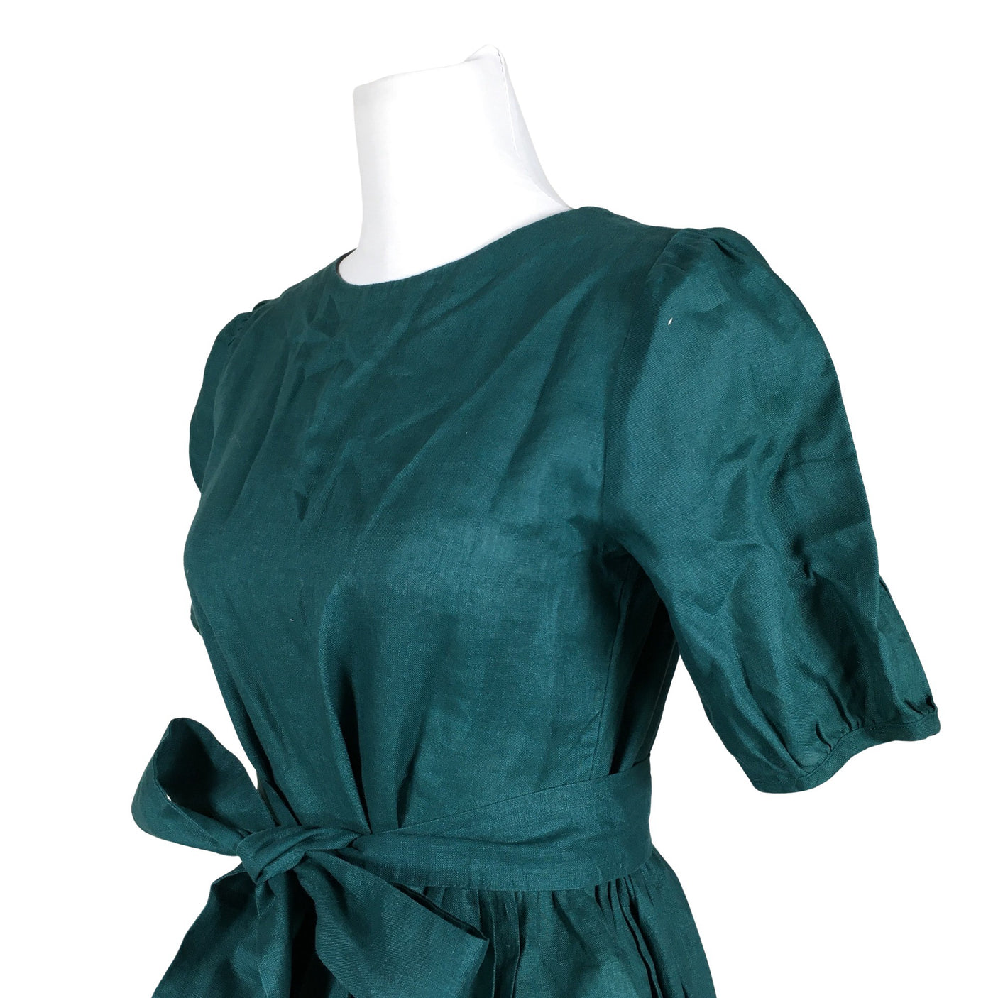 Unisex Linengirls - Dress, size 38 - Green (2)