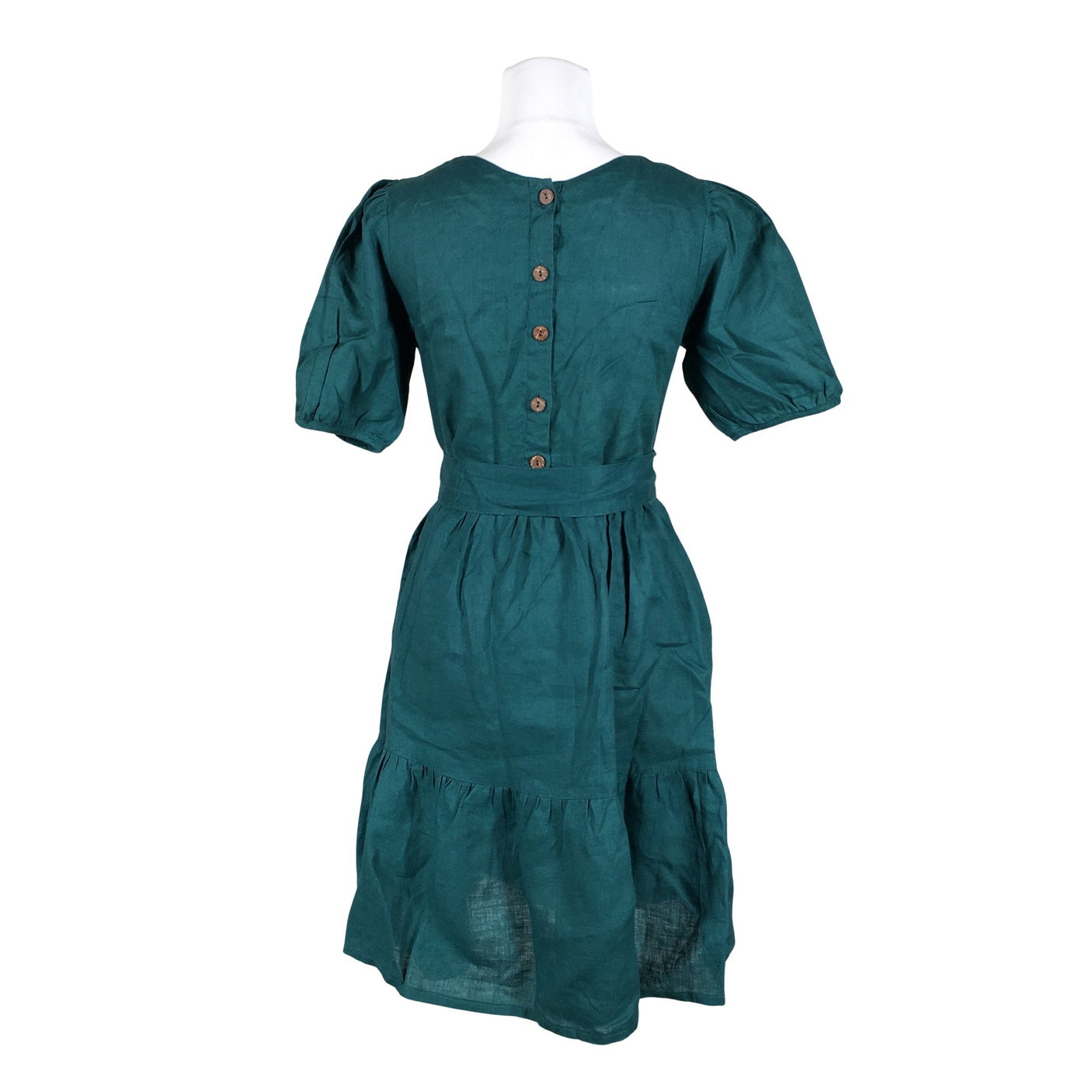 Unisex Linengirls - Dress, size 38 - Green (3)