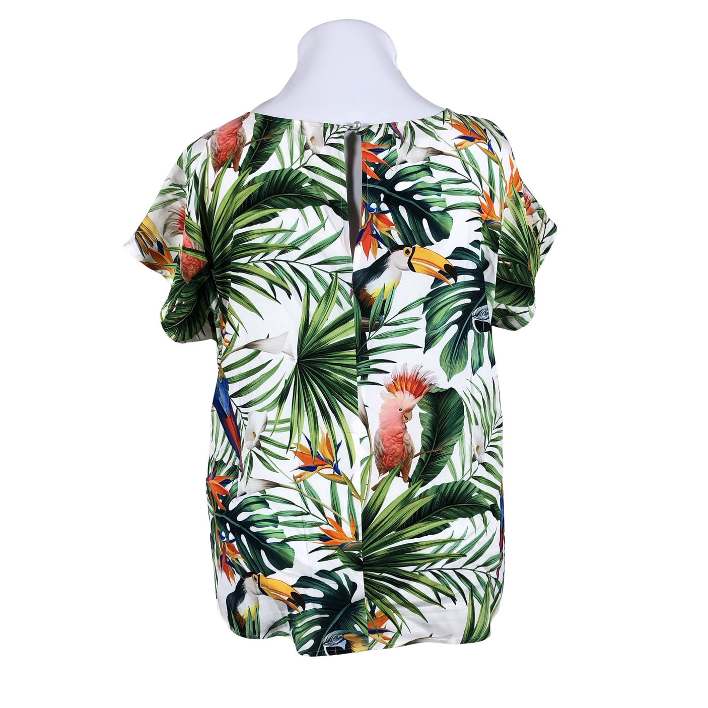 Unisex Camilla Thulin - Short-sleeved blouse, size 44 - White (2)