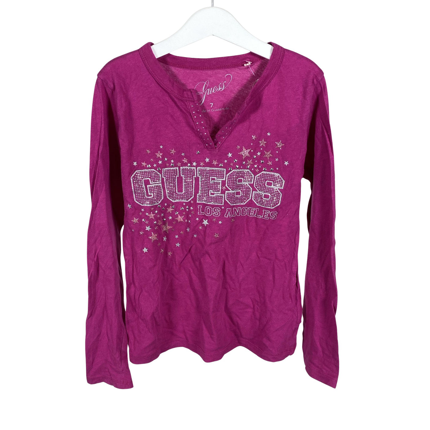 Unisex Guess - Tricot shirt, size 122 - 128 - Pink (1)