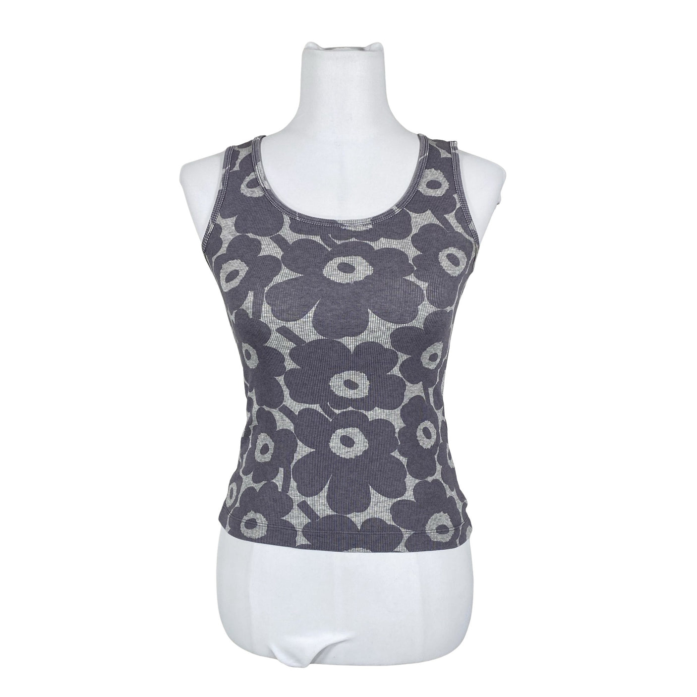 Unisex Marimekko - Tricot tank top, size 34 - Gray (1)