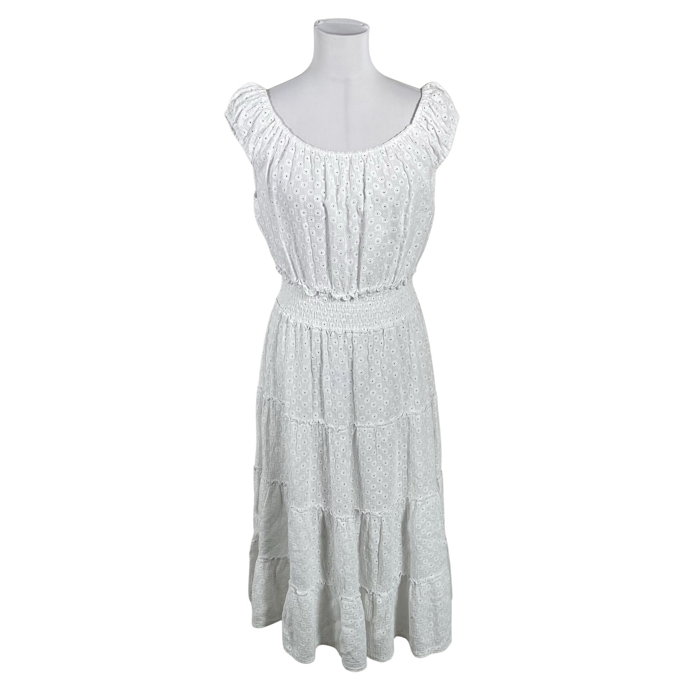 Unisex Andiata - Tricot dress, size 40 - White (1)