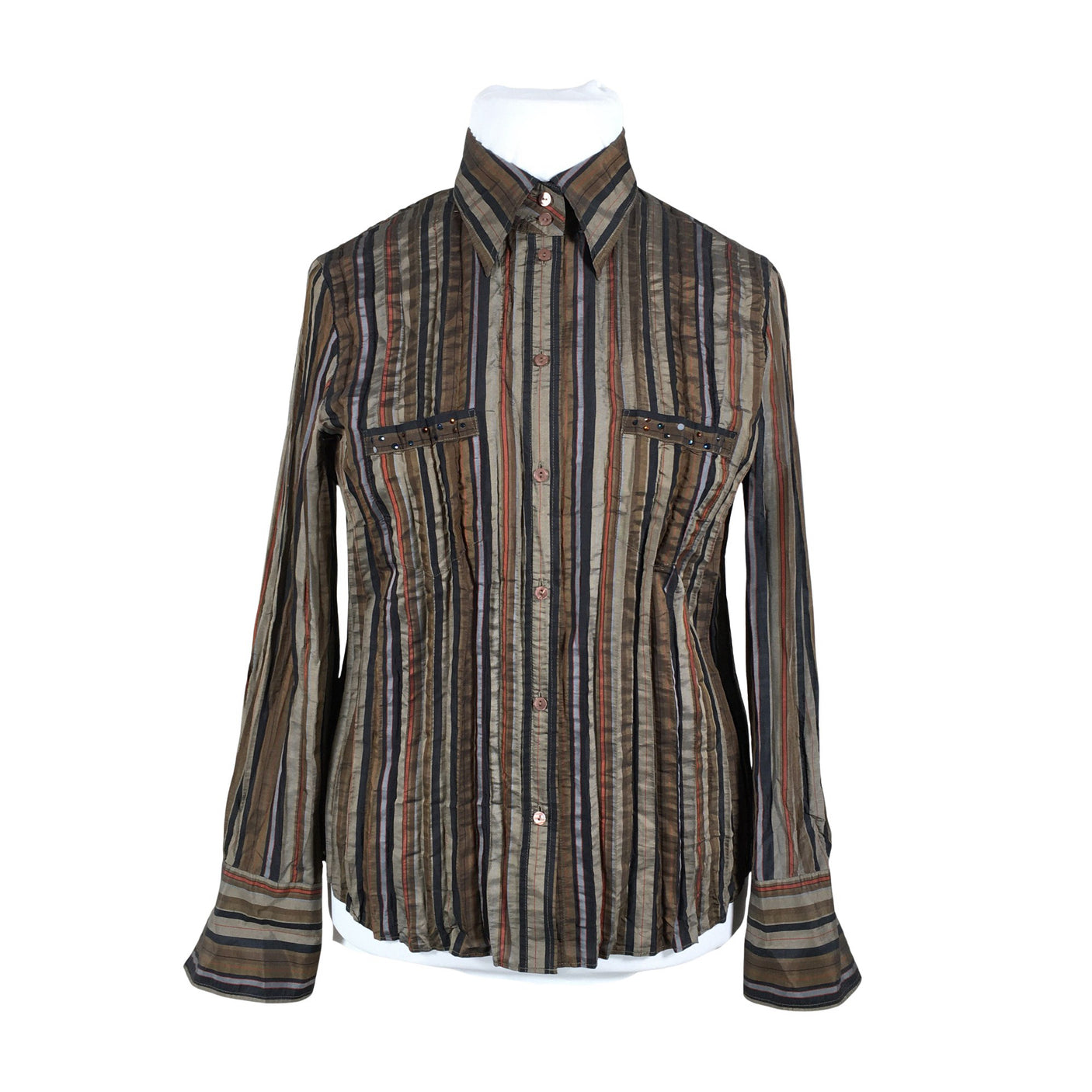 Unisex Gerry Weber - Collared shirt, size 44 - Gray (1)