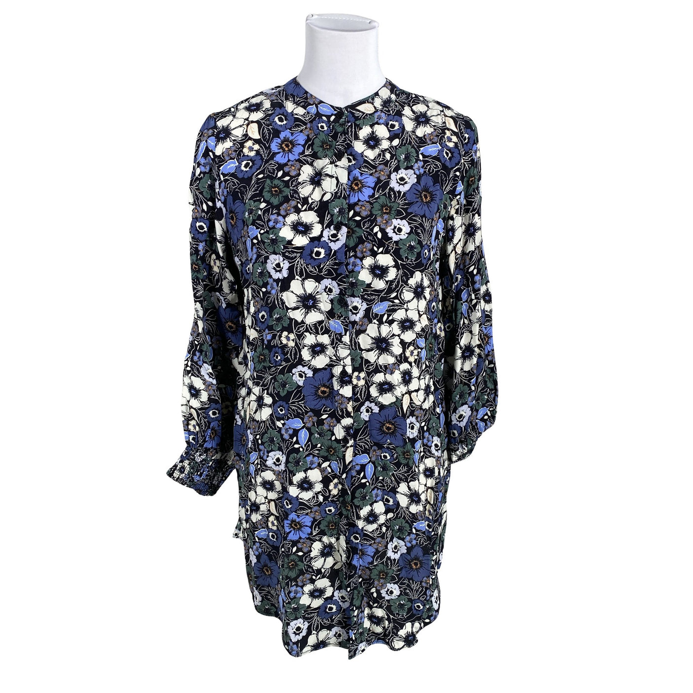 Unisex Your Face - Schiffon dress, size 36 - Blue (1)