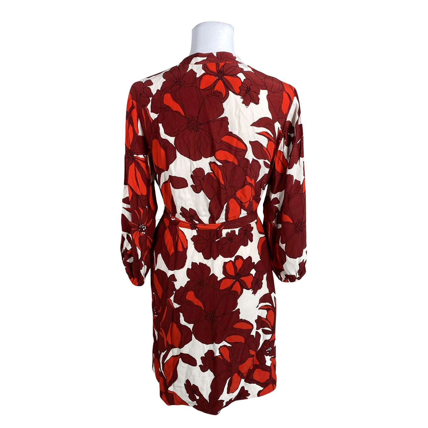 Unisex Ril's - Schiffon dress, size 38 - Red (2)