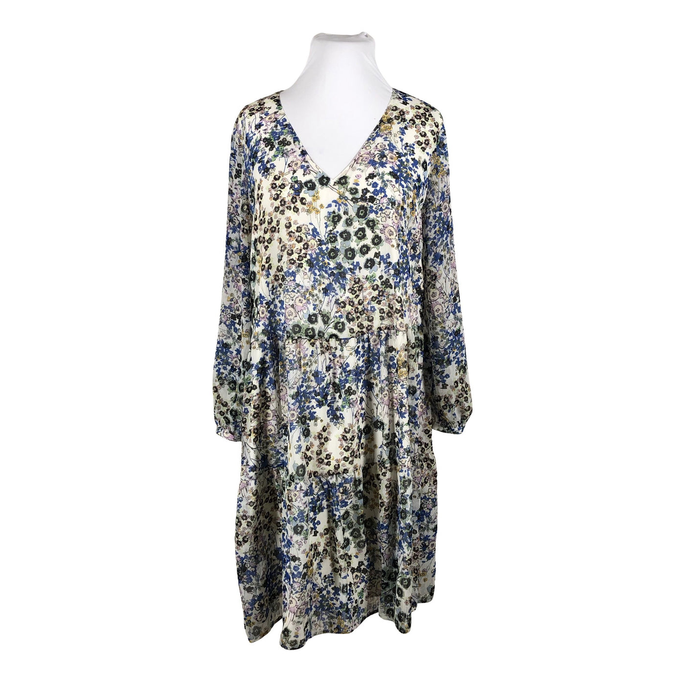 Unisex Esprit - Schiffon dress, size 44 - White (1)