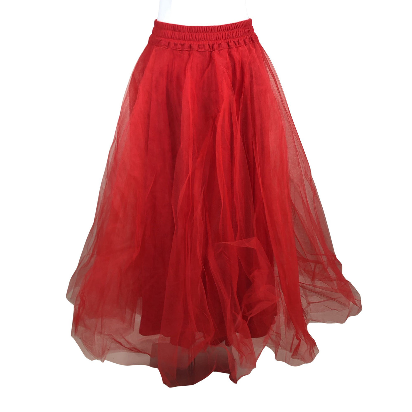 Unisex Muotikuu - Tulle skirt, size 38 - Red (1)