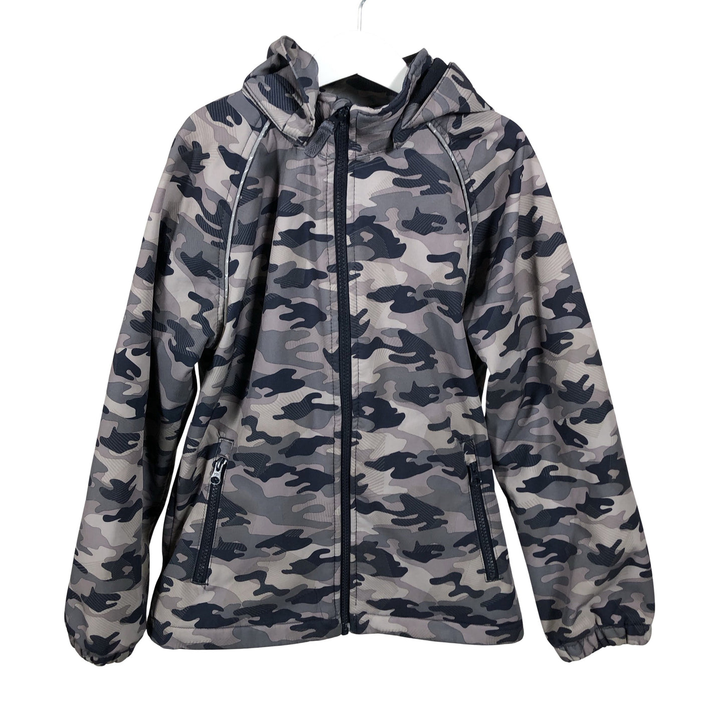 Unisex Name It - Soft shell jacket, size 134 - 140 - Gray (1)