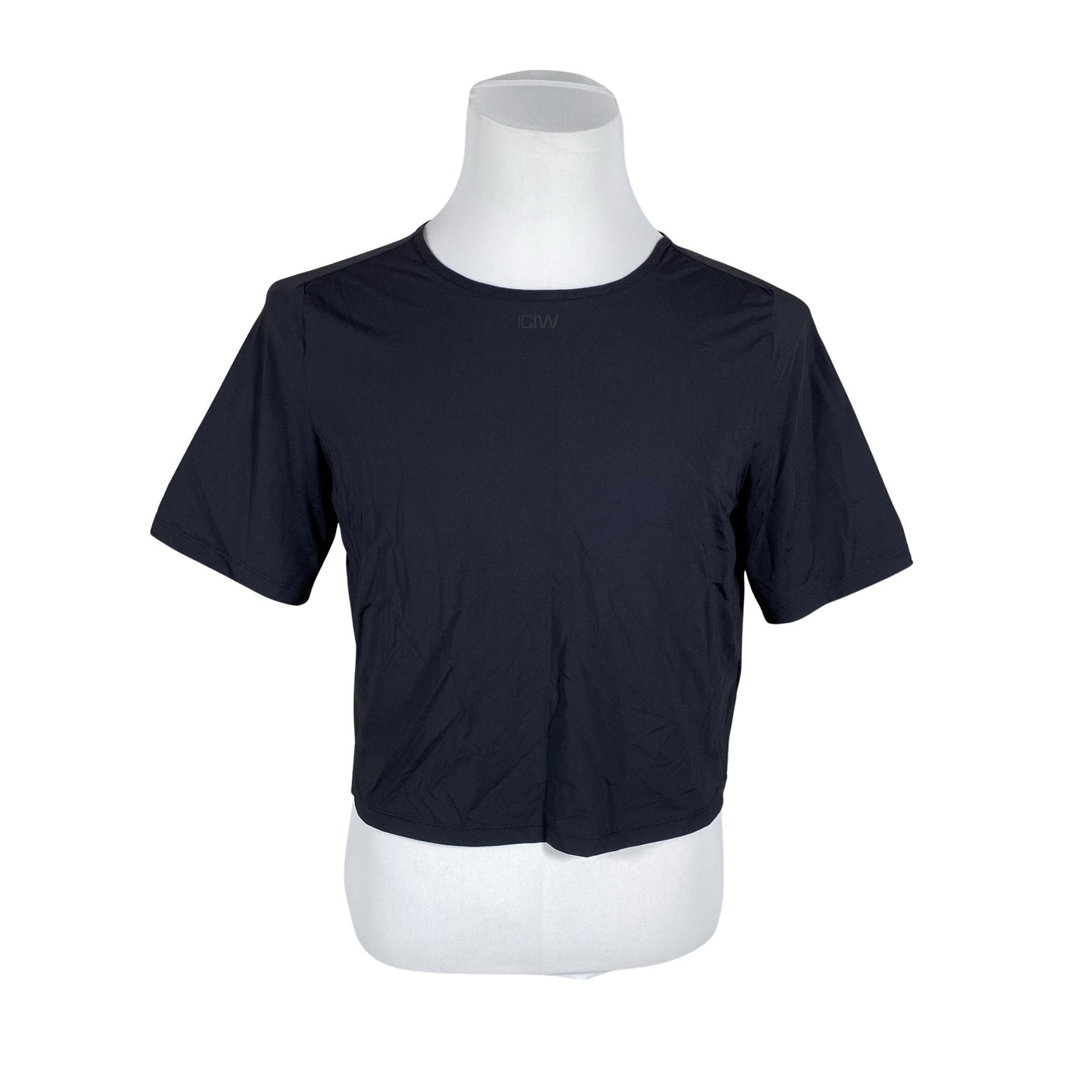 Unisex ICIW – Icaniwill - Sports shirt, short sleeve, size 46 - Black (1)