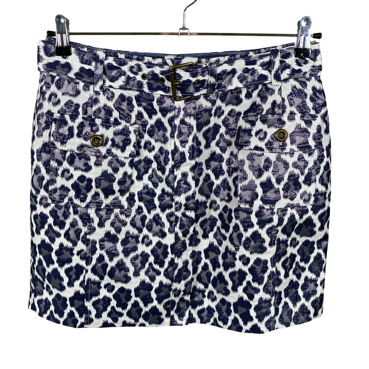 Unisex Banana Republic - Fabric skirt, size 40 - Blue (1)