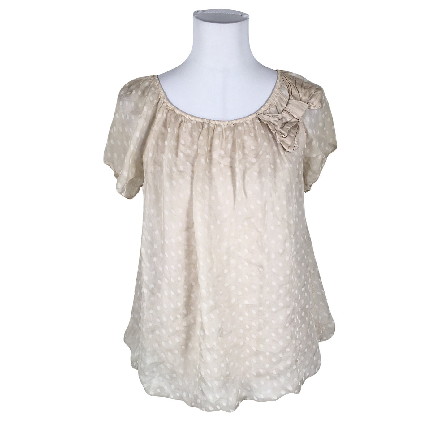 Unisex JS Millenium - Short-sleeved blouse, size 38 - Beige (1)