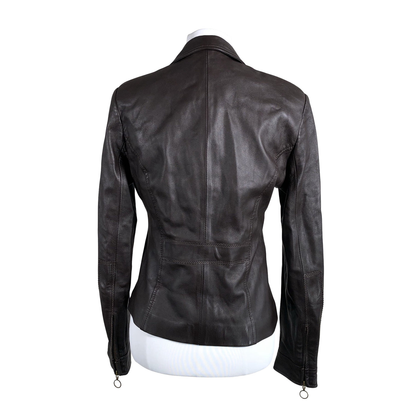 Unisex Flora Piel - Leather jacket, size 40 - Brown (2)