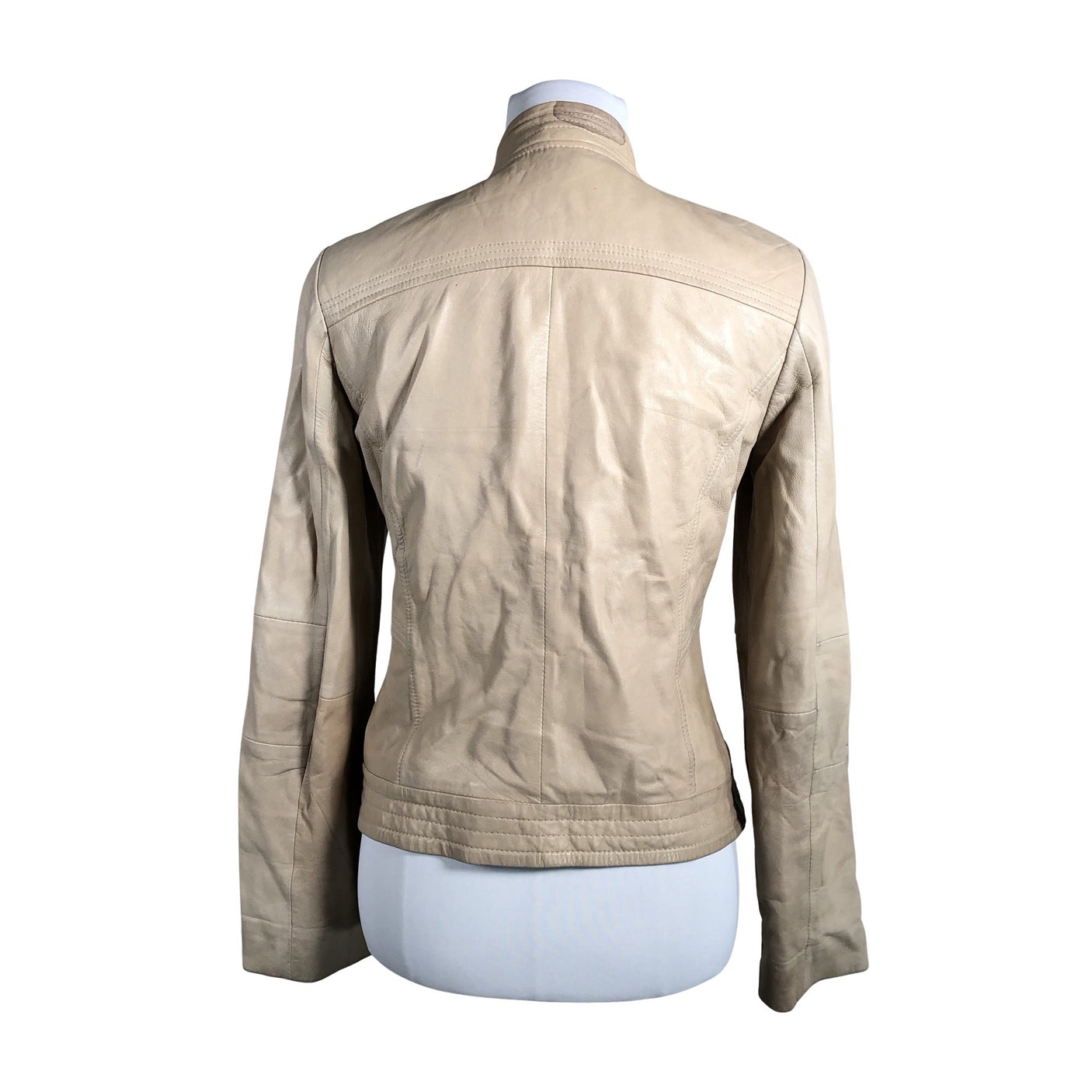 Unisex Ajatar - Leather jacket, size 36 - Beige (2)