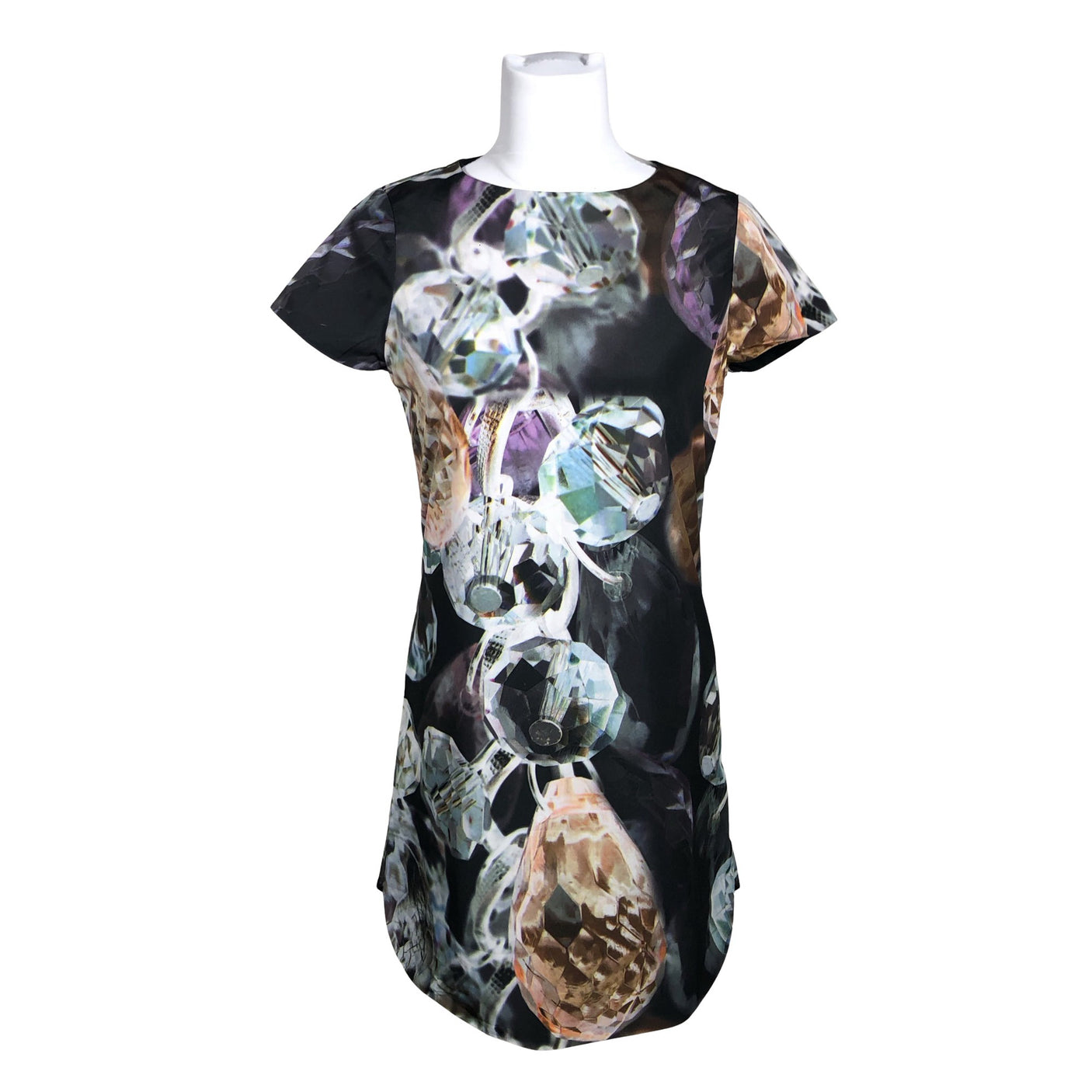 Unisex Ted Baker - Schiffon dress, size 36 - Black (1)