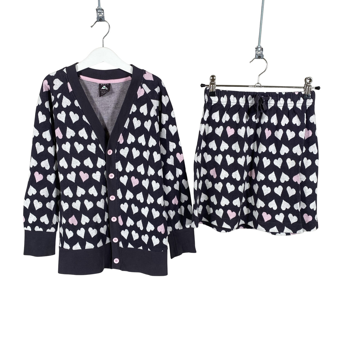 Unisex NOSH - Cardigan, size 134 - 140 - Gray (1)