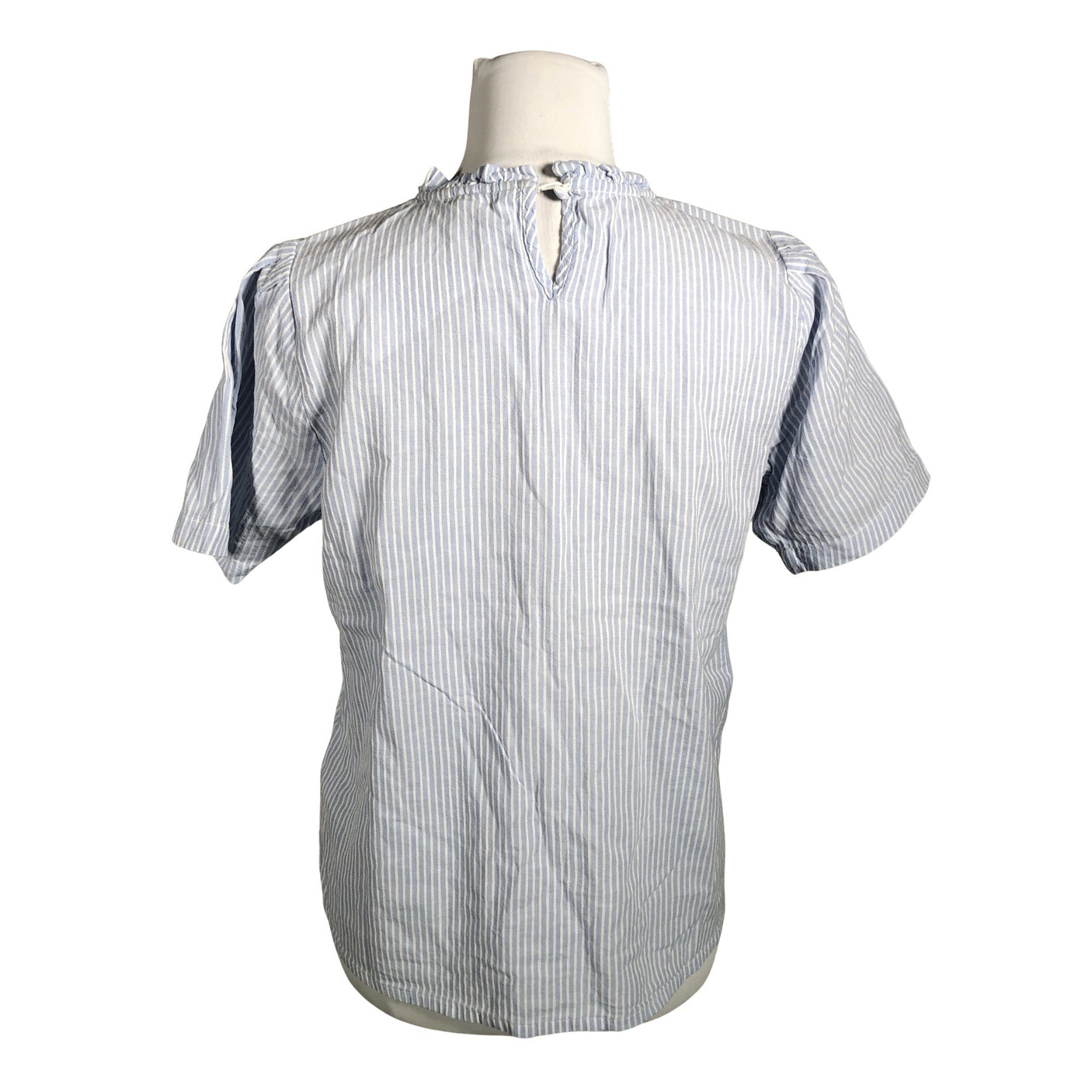 Unisex Cream - Short-sleeved blouse, size 38 - Light blue (2)