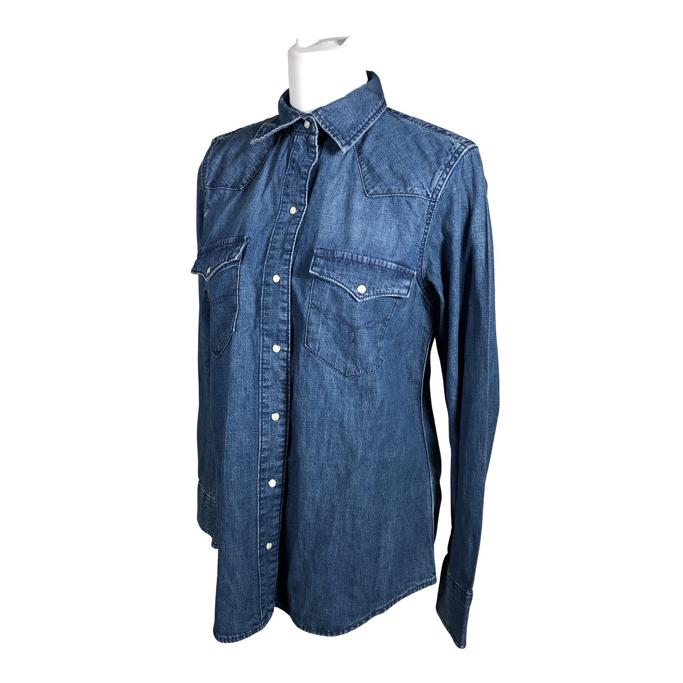 Unisex Ralph Lauren - Denim shirt, size 40 - Blue (3)