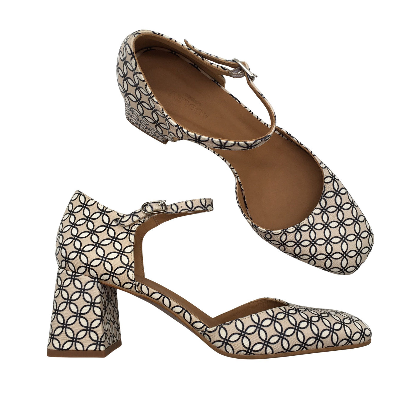 Unisex Audley - High heels, size 40 - Beige (1)
