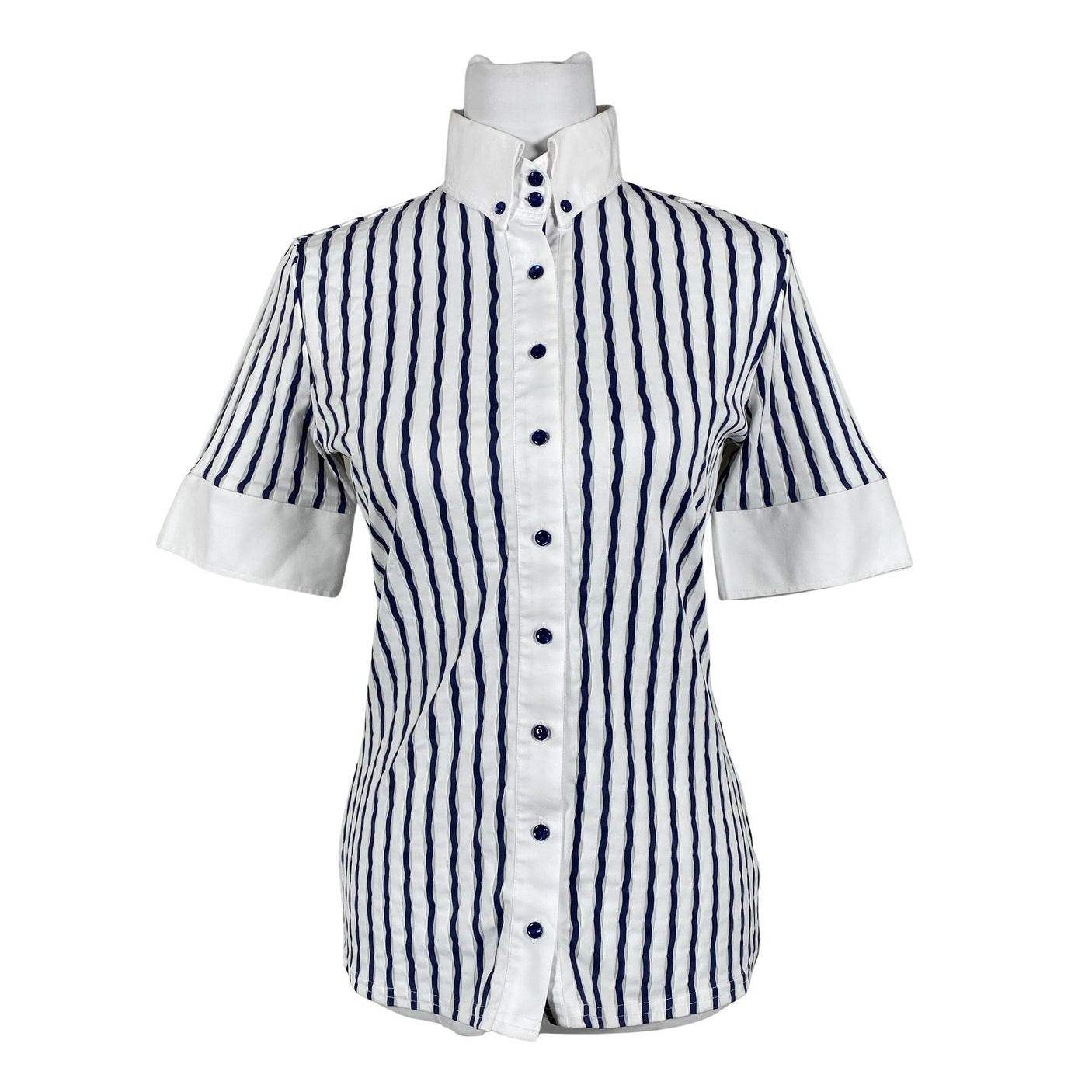 Unisex NaraCamicie - Short-sleeved blouse, size 38 - White (1)