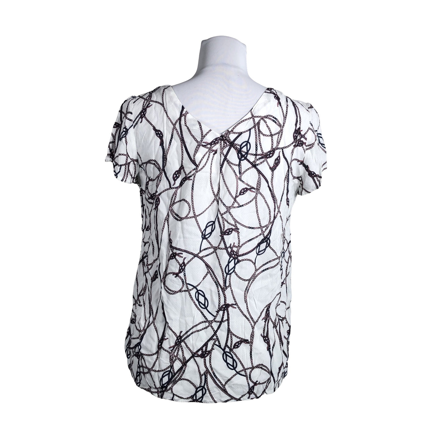 Unisex Esprit - Short-sleeved blouse, size 38 - White (2)