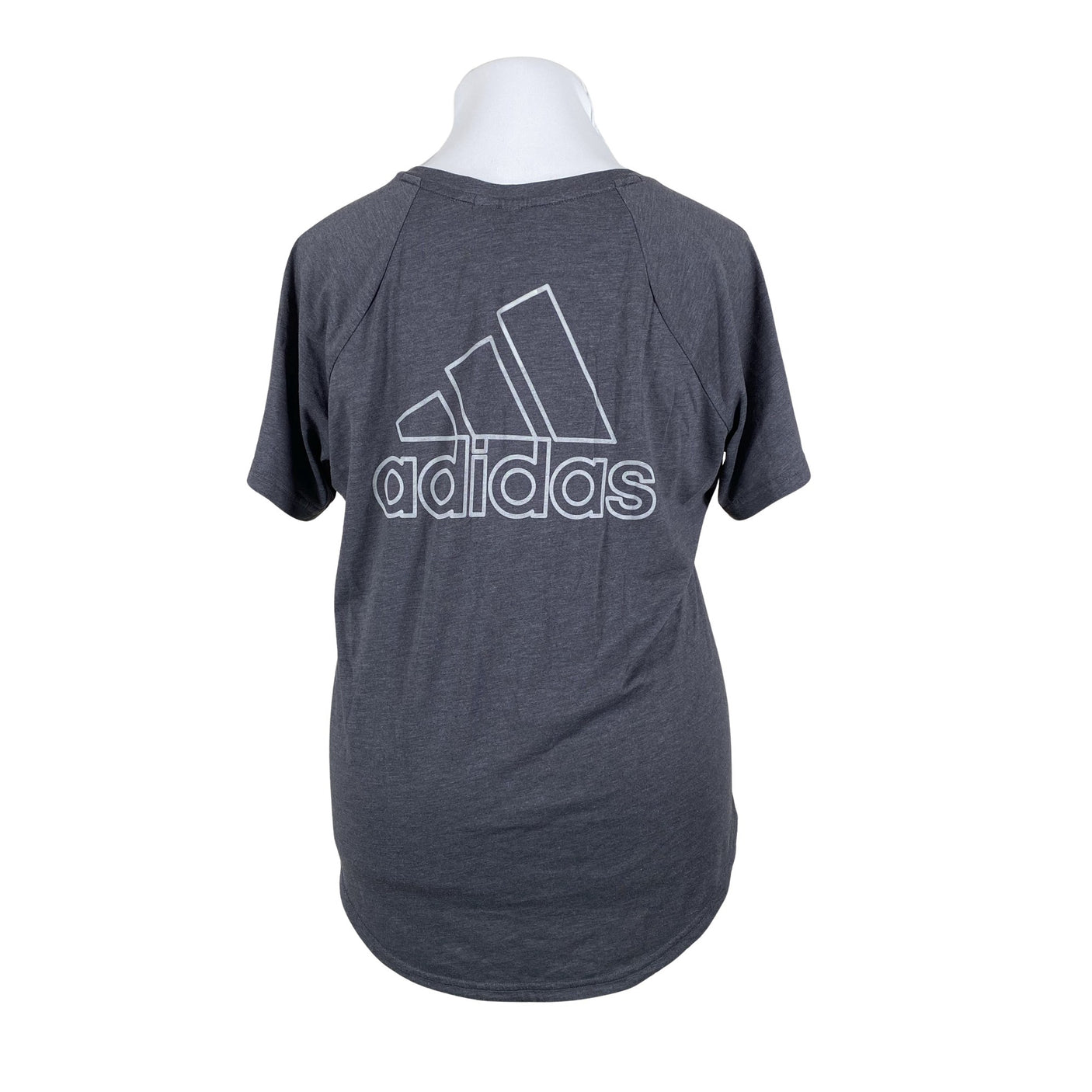 Unisex Adidas - Sports shirt, short sleeve, size 42 - Gray (2)