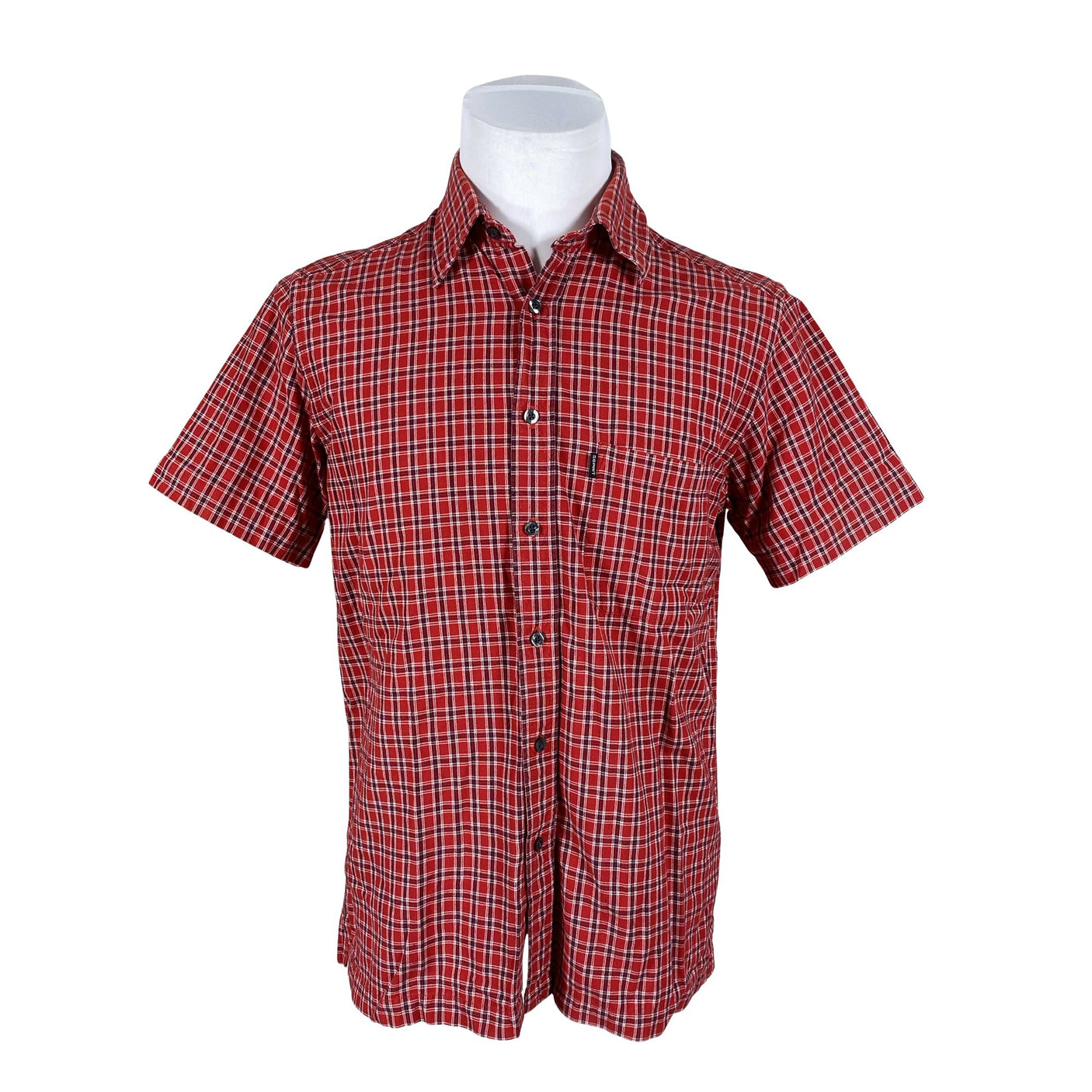 Unisex Esprit - Collared shirt, size M - Red (1)