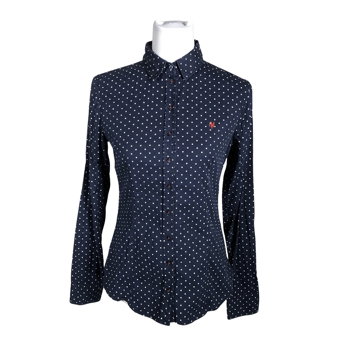 Unisex Marc O'Polo - Collared shirt, size 36 - Blue (1)