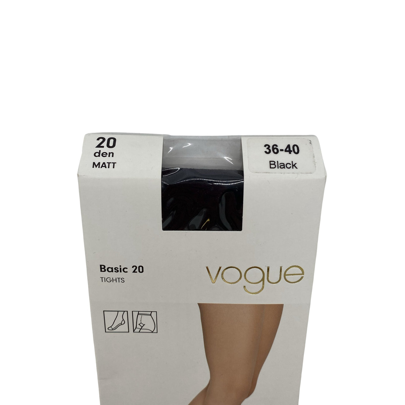 Unisex Vogue - Stockings, thin, size 36 - Black (2)