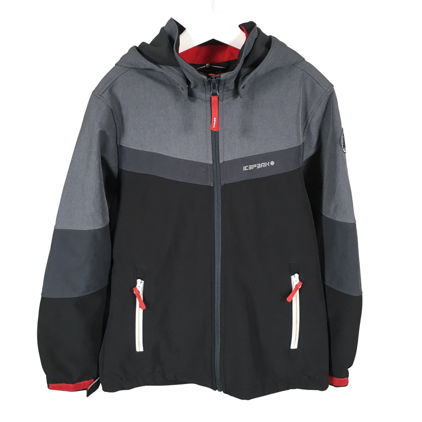 Unisex Icepeak - Soft shell jacket, size 134 - 140 - Gray (1)