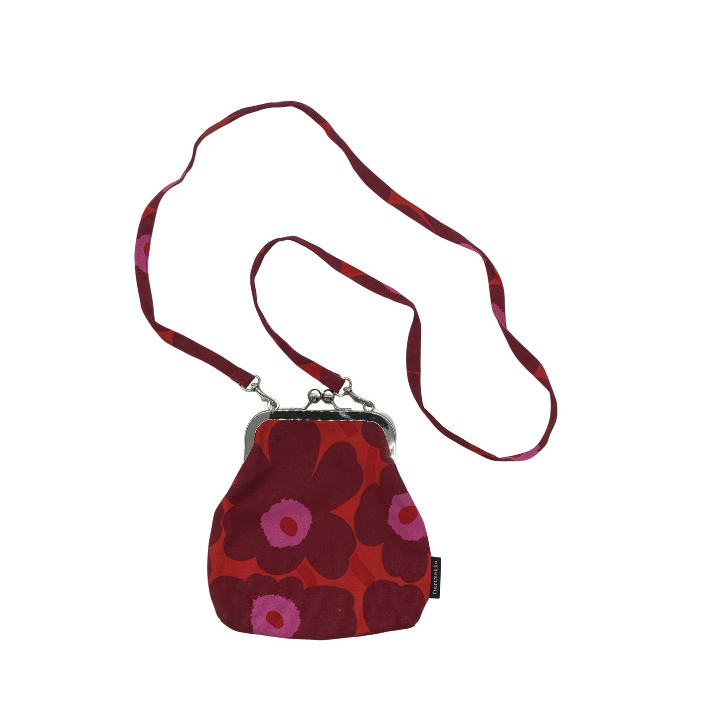 Unisex Marimekko - Shoulder bag, size Mini - Wine red (1)