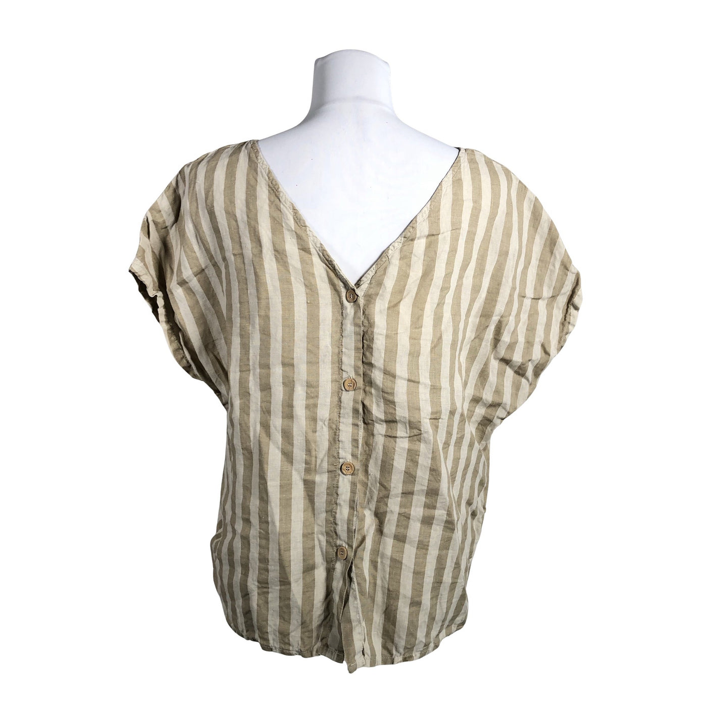 Unisex Twothirds - Short-sleeved blouse, size 40 - Brown (2)