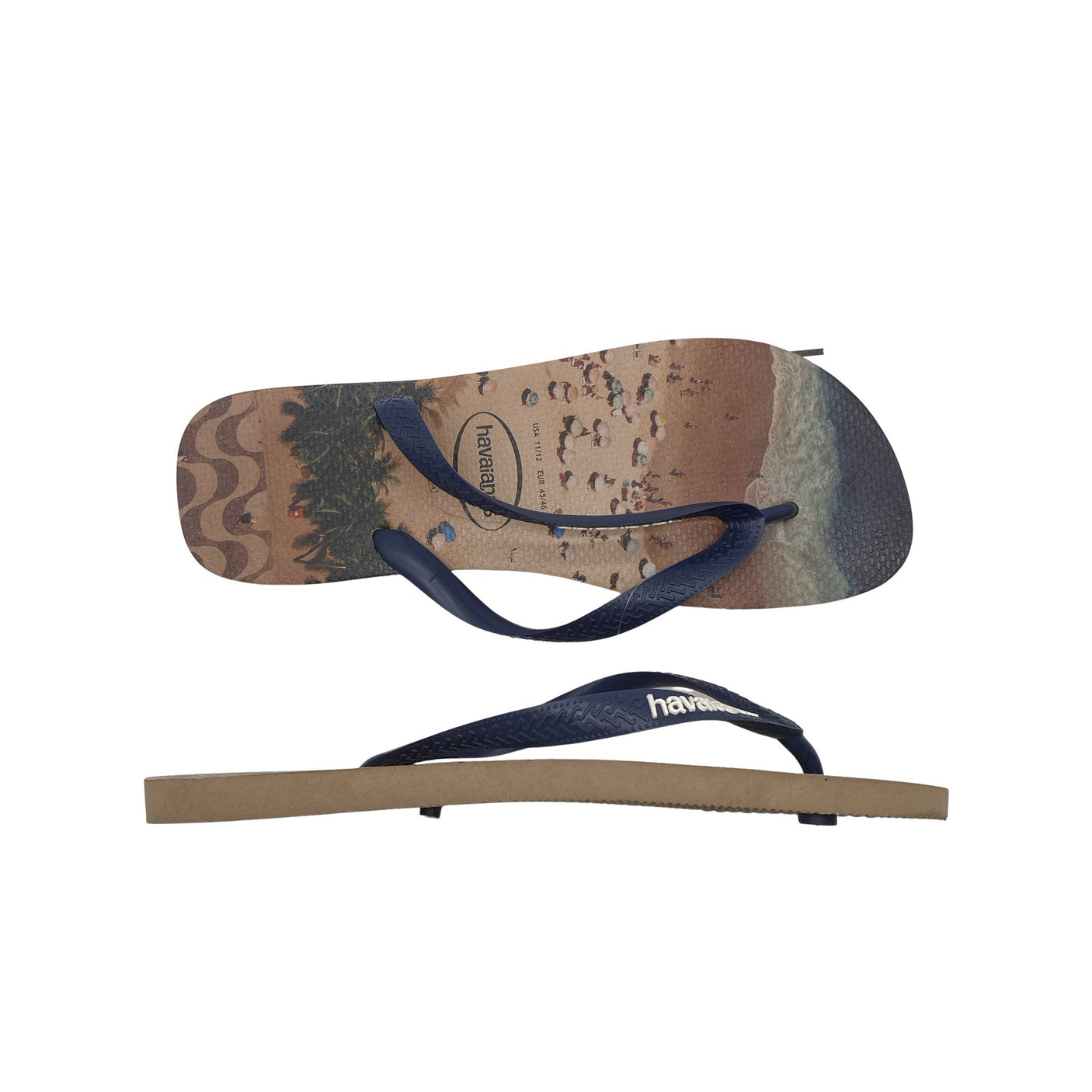 Unisex Havaianas - Beach sandals, size 45 - Brown (1)